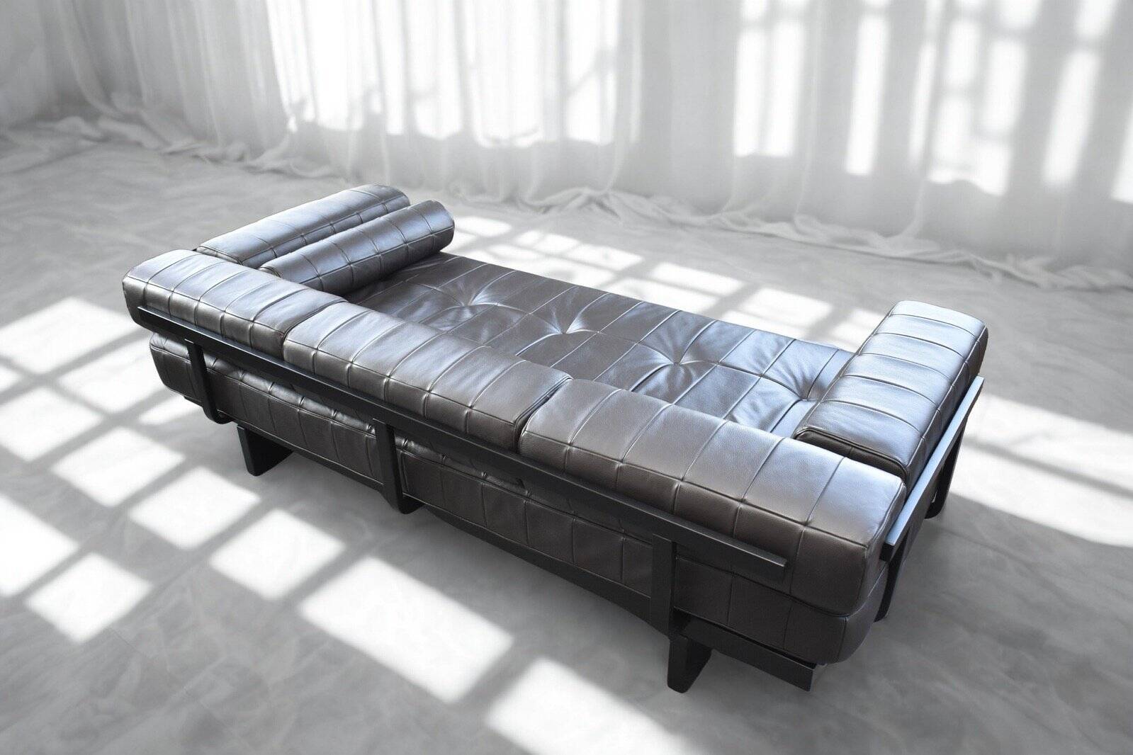 de Sede - De Sede Design Team - Sofa - DS 80 - Leather, Wood - Memory - New