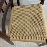 6 Niels Otto Moller chairs model 85 in rosewood