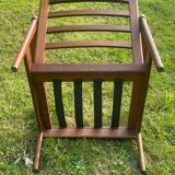 Scandinavian armchair, Teak frame without cushions