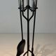 Fire Necessary Golf Model in Black Lacquered Metal and Chrome Golf Clubs