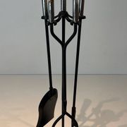 Fire Necessary Golf Model in Black Lacquered Metal and Chrome Golf Clubs