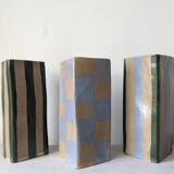 Check, Stripe & Gingham Large Square Vases