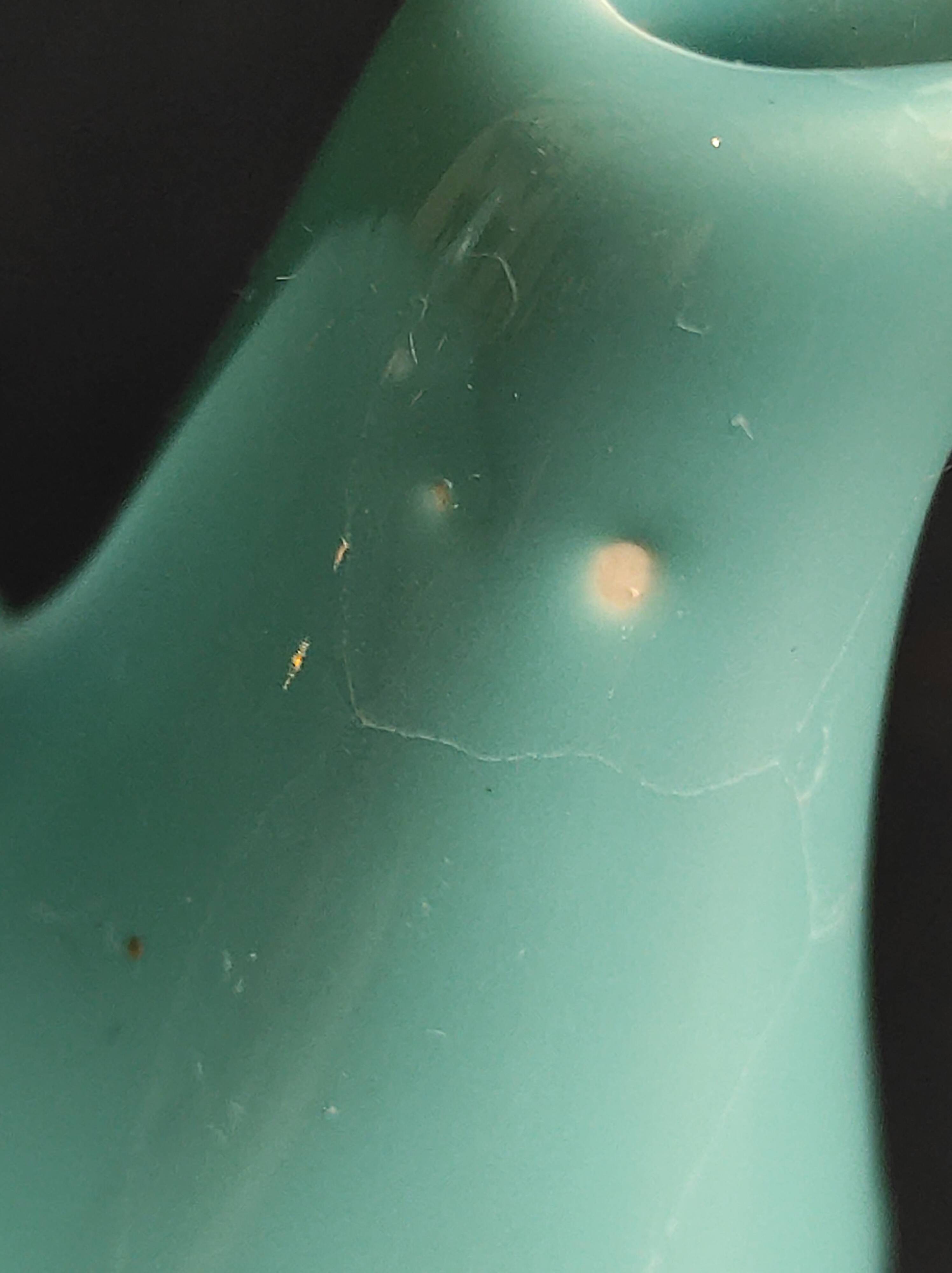 French vintage aquamarine tea set