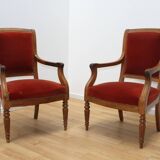 Pair of Empire style armchairs