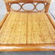 Rattan and bamboo bedside table