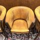 Ensemble de chaises en cuir de mouton anglais classique