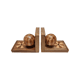 Art Deco Style Wooden Bookends, 1960s