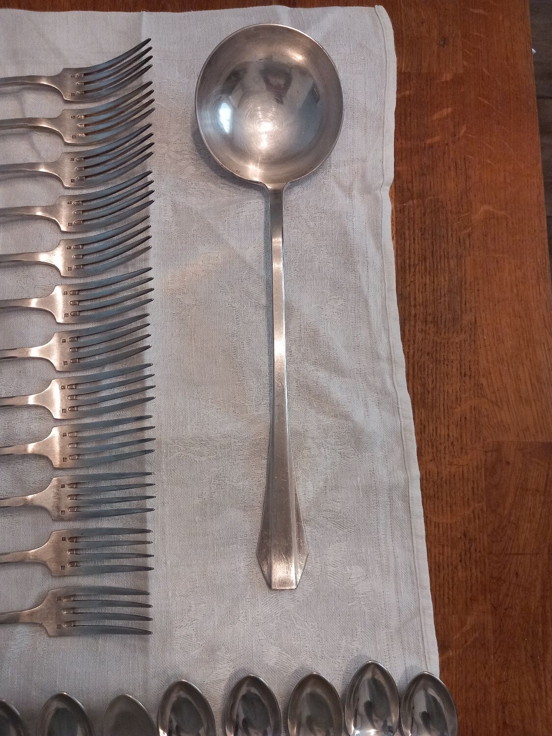 Housewife 37 pieces, art deco