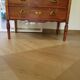 Art Deco chest of drawers - 4 drawers - locks - checkered wood veneer top - 50s