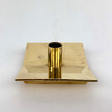 Scandinavian candle holder Model N°70 in brass, Pierre Forsell for Skultuna, 1960