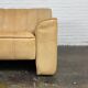 Swiss extendable 2-seater camel leather DeSede DS-44, 1970s.