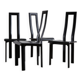 Regia Dining Chairs by Antonello Mosca for Ycami Collection, 1980s