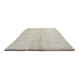 Knitted carpet in natural fiber 220x160cm