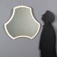 Vintage lacquered wood and mirror glass mirror, design, Italy, 1970s