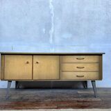 Vintage bi-color TV cabinet