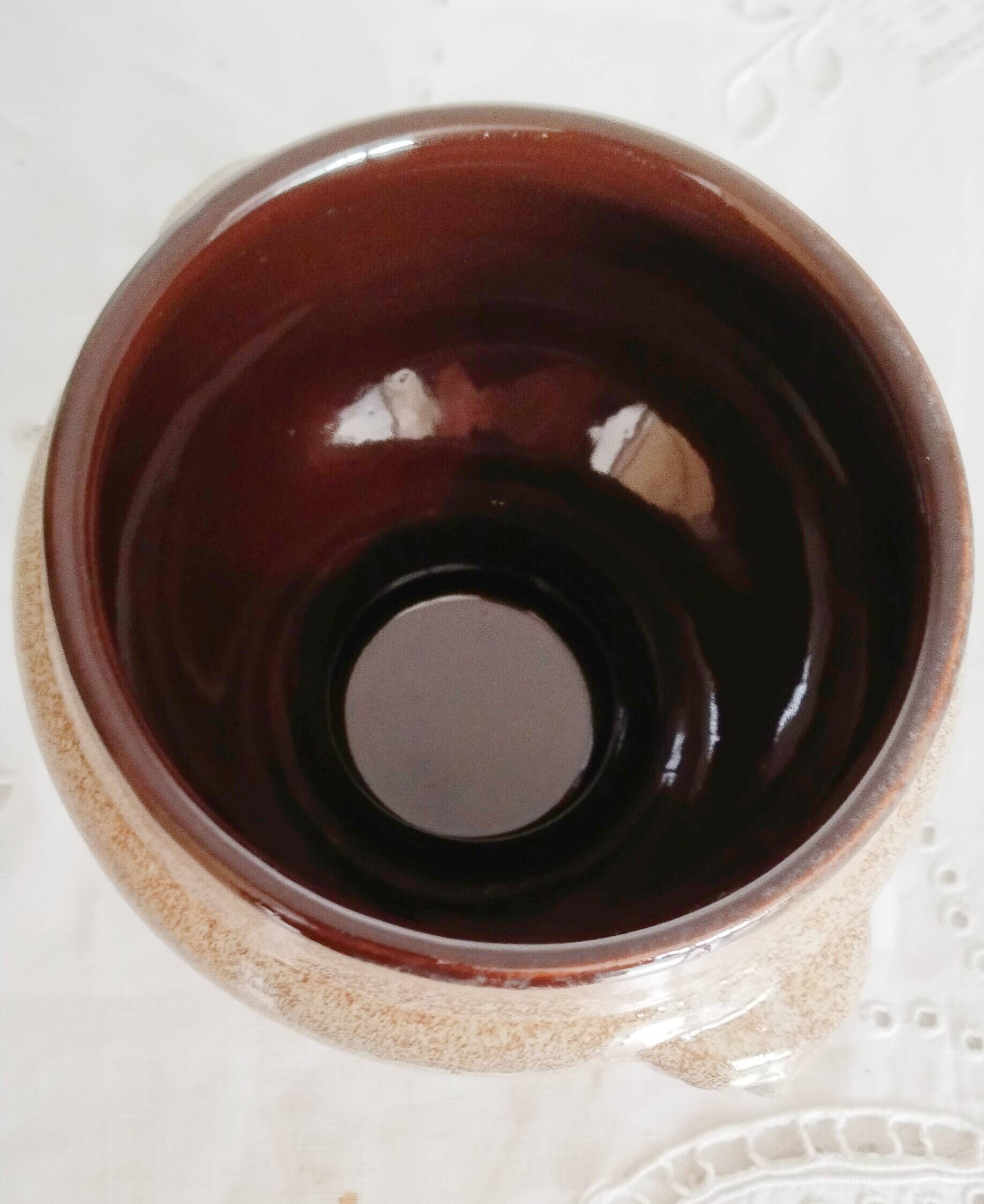 4 Vintage Ceramic Lion Head Onion Soup Bowls