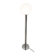 Lampadaire vintage chromé et verre, années 1970