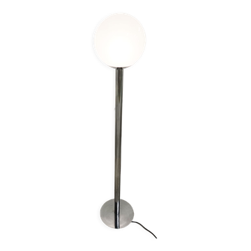 Vintage chrome and glass floor lamp, 1970s