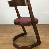 Set of 6 chairs Baumann Halfa design 70's