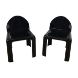 Pair of chairs n°4854 by Gae Aulenti