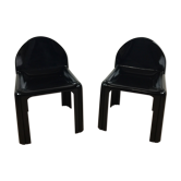 Pair of chairs n°4854 by Gae Aulenti