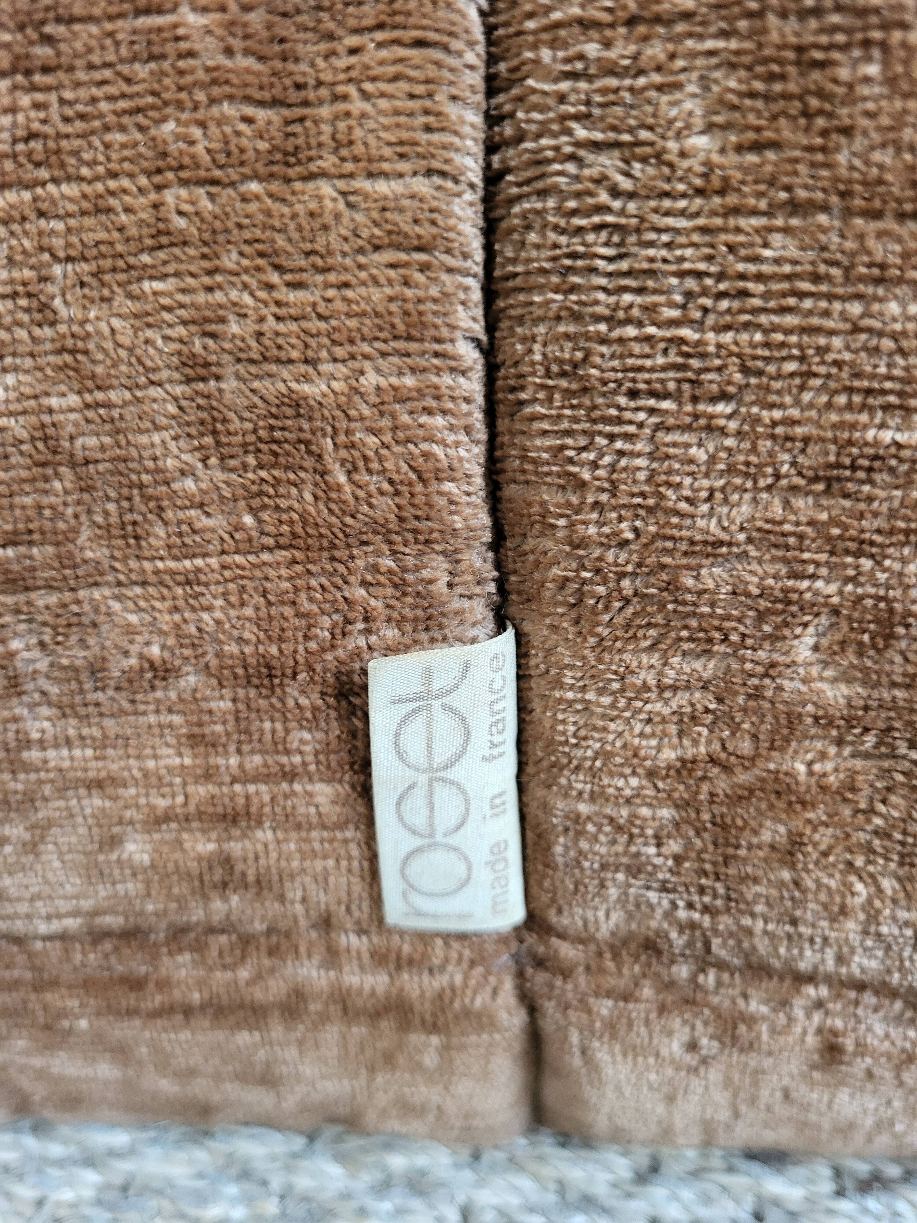Togo velvet armchair
