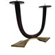 L9V Art Deco Two-Arm Candleholder