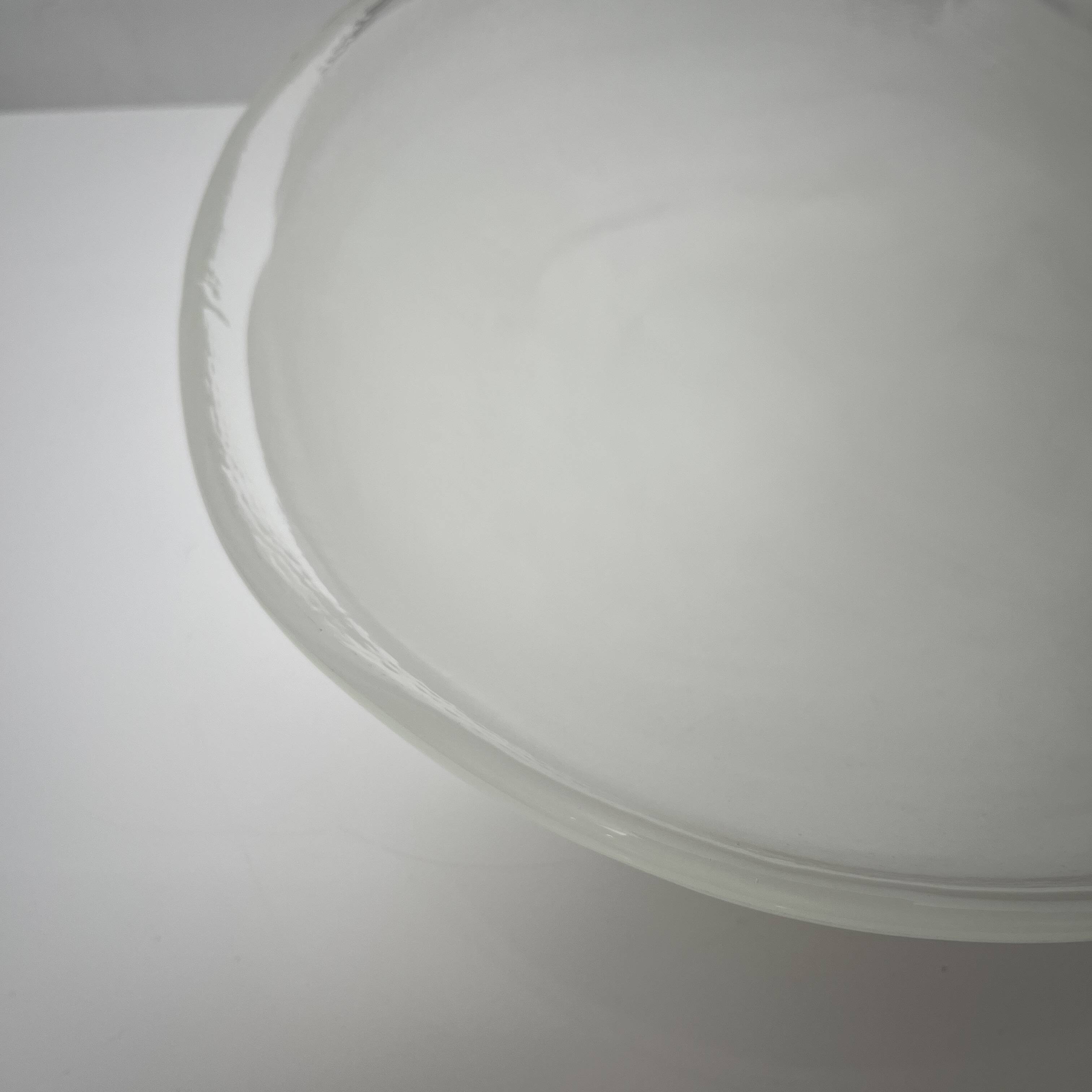 Murano Italy La Murrina thick glass fruit bowl