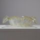 Gold-sequined Murano glass bowl, 1940s