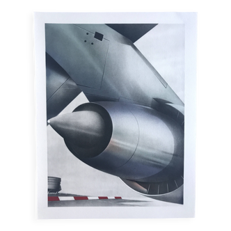 Peter klasen, aerodrome, 1978. original lithograph