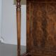 Davenport desk in walnut with leather and vintage brass gallery.