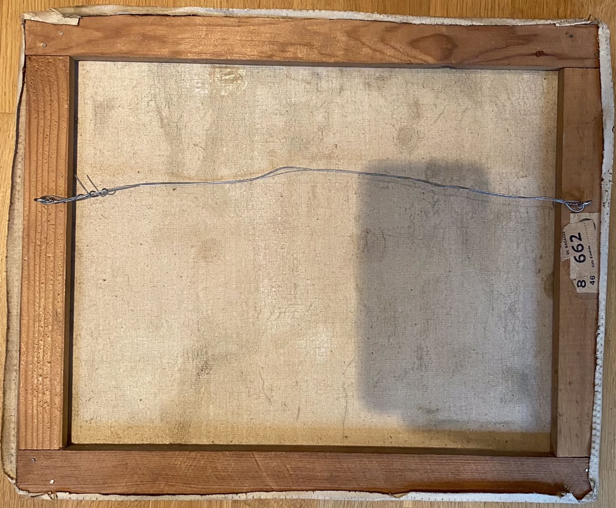 Tableau ancien, paysage, signé, début XX siècle