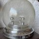Lampe de table verre bullé Space Age années 70
