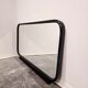 1920s Art Deco Black Mirror - Large Architectural Frame
