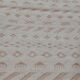 White and brown bed down carpet 122x62cm