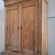 Large vintage linen cabinet, old Parisian buffet furniture, wardrobe