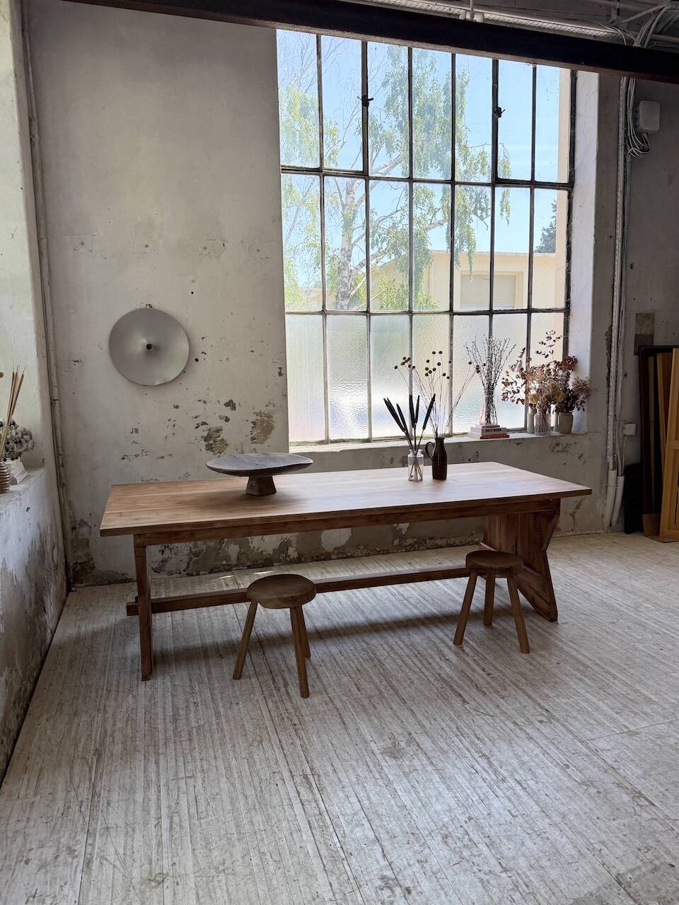 2.5m5 XL pine farmhouse table