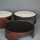 Cassina model 780/783 Stacking Tables by Gianfranco Frattini, 1970s