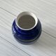 Royal blue vase with gold edging