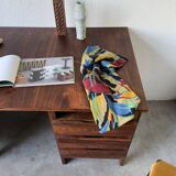 Bureau et sa chaise scandinave palissandre