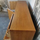 Sideboard in blond wood, 1970