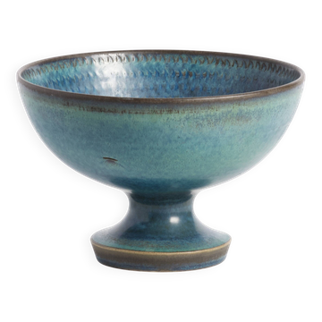 Coupe en grès par Stig Lindberg pour Gustavsberg Studio Suède, 1963