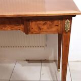 Small louis xvi style flat desk with spindle legs
