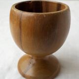 6 wooden egg cups