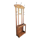 Vestiaire d’entrée style Art Déco  - Époque 1930 - Bois et métal