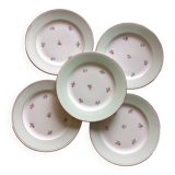 Assiettes plates Porcelaine SA
