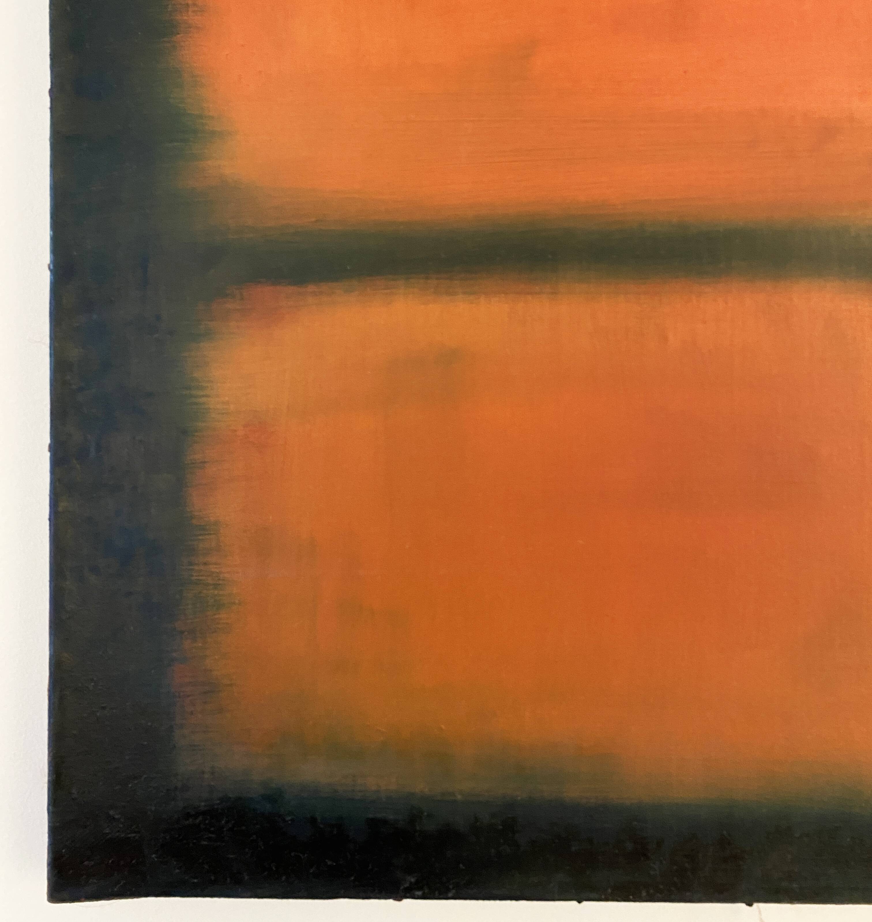 American abstract expressionism inspired oil painting