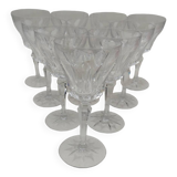 10 Villeroy and Boch crystal glasses, Parzival model.
