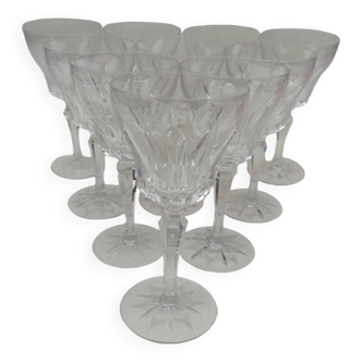 10 Villeroy and Boch crystal glasses, Parzival model.