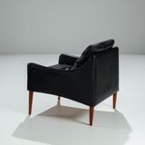 Lounge chair model 800 in leather by Hans Olsen CS Mobler Denmark 1958